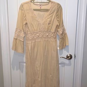 JOIE crochet maxi dress